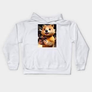 Quokka Selfie 08 Kids Hoodie